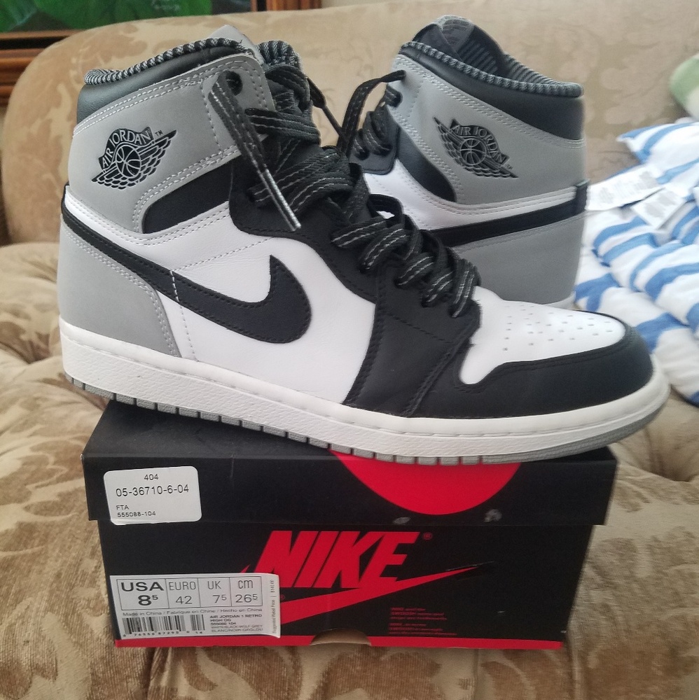 Nike Jordan 1 Baron sz 8.5 yeezy supreme